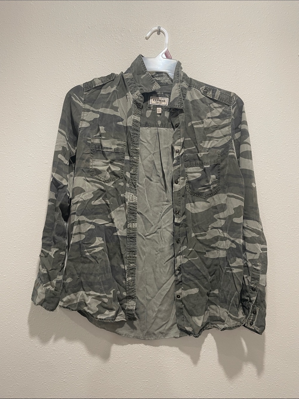 Express camo long sleeve